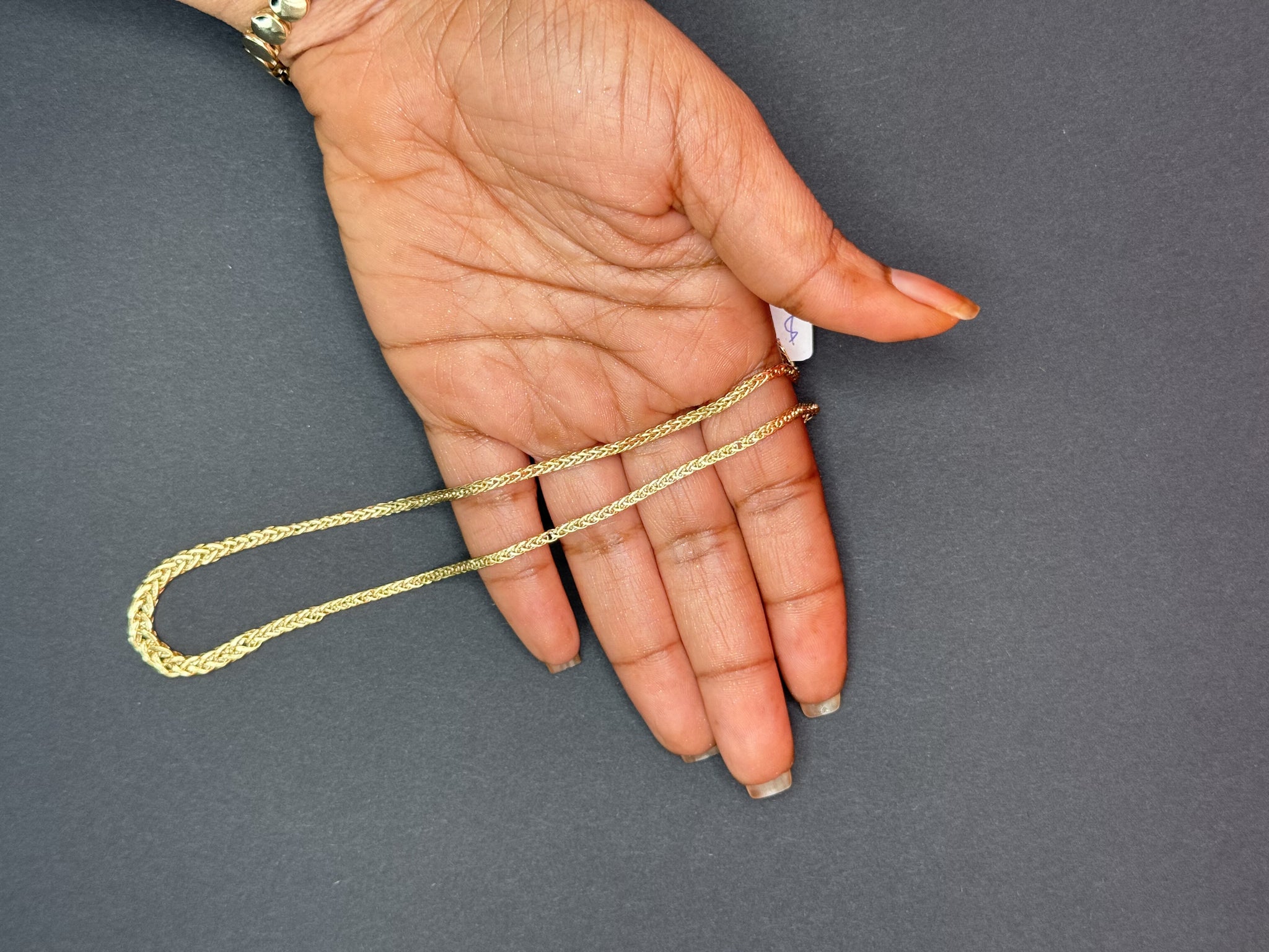 18-Inch Gold Rope Chain Necklace