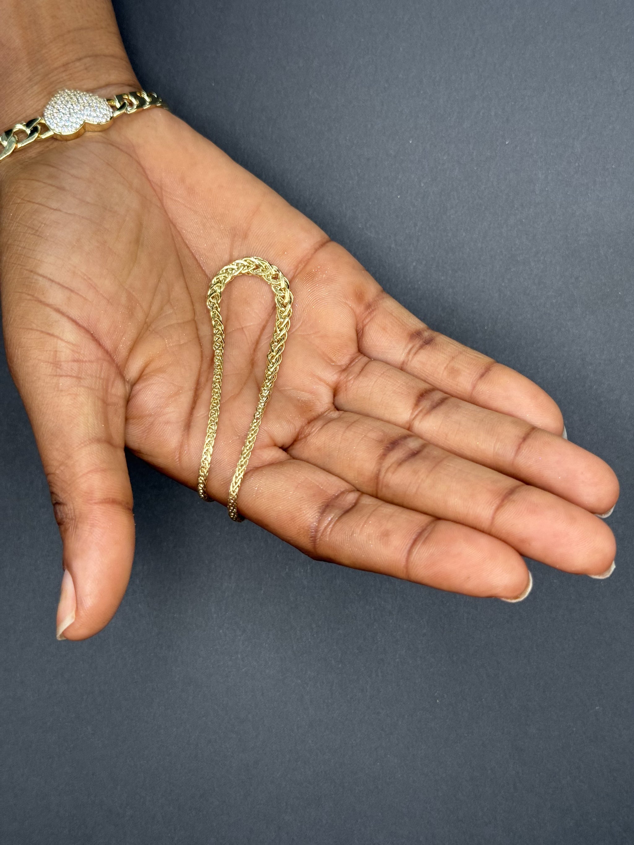 18-Inch Gold Rope Chain Necklace