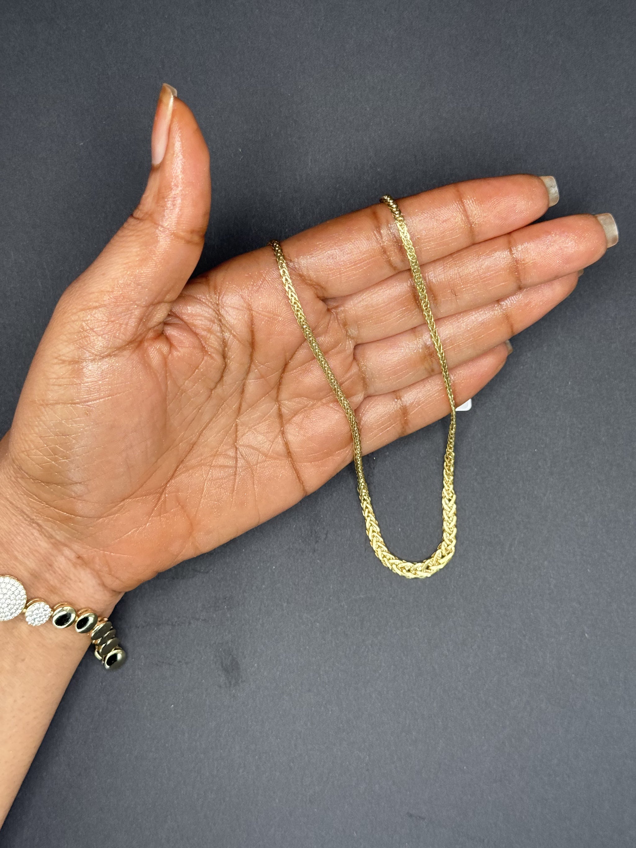 18-Inch Gold Rope Chain Necklace